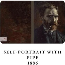 4'lü Defter Seti 4, Self-Portrait Series I, Çizgisiz, 64 Sayfa, 14X21CM