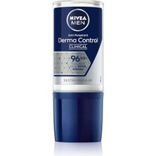 Men Erkek  Deodorant Derma Control Clinical 50 Ml,96 Saat Üstün Koruma,anti-Perspirant,c Vitamini,ekstra Kuruluk