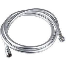 Gri Paslanmaz Kopmaz Patlamaz Kaliteli Pvc Duş Hortumu - Yüksek Kaliteli Lüx Duş Spirali - Tüm Duş Setleri/duş Başlıkları ile Uyumlu (G1/2) - 150CM