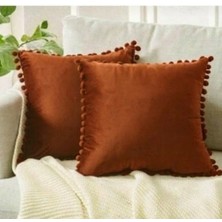 urfakent bilişim ve medya danışmanlık 2'li Ponponlu Kırlent Kılıf Seti 40 x 40