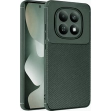 Eco Port Xiaomi Redmi Note 15 Pro Plus 5g Auto Focus Karbon Kapak - Koyu Yeşil