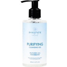 Polente Natural - Purifying Cleansing Gel Arındırıcı Yüz Yıkama Jeli/yağlı ve Akneye Yatkın Ciltler (200 Ml)