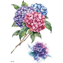 Ortanca Geçici Dövme,geçici ,vücut Dövme,kol Bilek Dövme,boyun Dövme,sırt Dövme