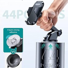 Htt-53 Otomatik Klipsli Araba Telefon Tutucu Ayarlanabilir Cam ve Torpido Için Yüksek Kalite Tutucu