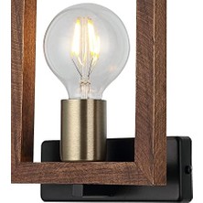 Era Eskitme Siyah Aplik 1 x E27