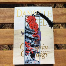 Tia Craft Ejderha ve Japon Pagoda Motifli 3D Kitap Ayracı Püsküllü Dekoratif Hediyelik