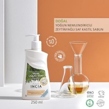 %100 Doğal Sıvı Kastil Sabunu Yoğun Nemlendirici Zeytinyağlı 10 Bitkisel Değerli Yağ Vegan 250 ml