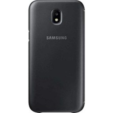 Galaxy J5 Pro Cüzdan Cep Telefonu Kılıfı, Siyah