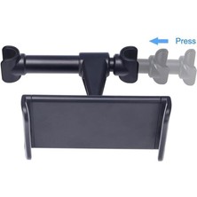 Araba Koltun Arkası Telefon ve Tablet Tutucu 360 Derece Dönebilen Dik ve Yatay Konumlandırılabilen 4 Inç ve 11 Inç Arası Cihazlar Için Uygun NRT-082