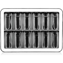 12 Li Baharat Takımı, 12 Adet Baharat Kaşığı, 24 Adet Baharat Etiketi, 1 Adet Baharat Standı