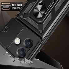 Galaxy A56 Ile Uyumlu Phoenixshield Sürgülü Sistem Kamera Korumalı Kapak Tam Koruma Manyetik Vega Kapak Siyah