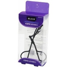 Kirpik Kıvırıcı – Siyah Metal Gövde, Silikon Pedli – Makas Tipi Kirpik Şekillendirici Alet – Göz Makyajı Için Pratik Kullanım