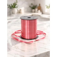 Parti Adresi Kırmızı Rafya Kurdele – Hediye Paketleme balon Bağlama Şeridi 8 mm 200 mt