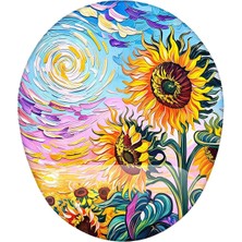 Temalı Ay Çiçekleri Mouse Pad