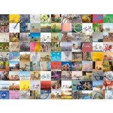 160075 99 Bisiklet Yetişkin Puzzle, 1500 Parça, Çok Renkli