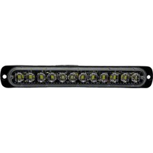9V-36V 12 LED MİNİ BAR OFF-ROAD FONKSİYONLU ÇAKAR BEYAZ (190*28 MM)