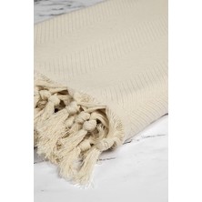 Denizli Concept Trendy Koltuk Örtüsü Naturel 170 x 300