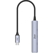Type-C 4 Portlu USB 3.0 / USB 2.0 Çoklayıcı Dönüştürücü Hub