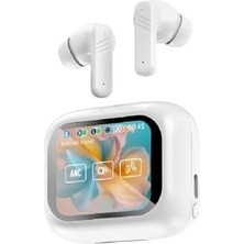 Bluetooth Kablosuz Kulaklık LED Dokunmatik Ekranlı Şarj Kutusu Renkli LCD Hızlı Bağlantı