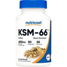Ksm-66 Root Extract 600MG, 30 Veggie Caps