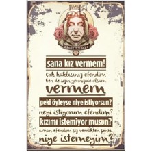 Şener Şen Replik Retro DRTR0100 Ahşap Mdf Tablo