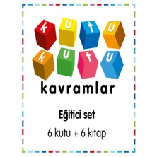 Kutu Kutu Kavramlar: 6 Kutu + 6 Kitaplık Eğitici Set