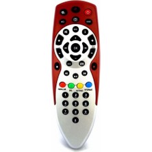 Digiturk Hd Plus Uydu Kumandası KR0084 RT-0084 Dıgıturk Kırmızı Kumanda