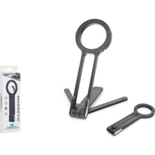 Emh Store Manyetik Katlanir Masaüstü Telefon Standi Metal - Siyah ND8030