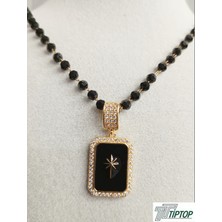 Tiptop Ticaret Kutup Yıldızı Model Gold Renk Kolye