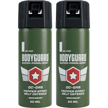 Biber Gazı Sprey 50ML Bodyguard (Göz Yaşartıcı Sprey) 2 Adet