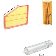 Sardes Filtre Seti Bmw 5 Serisi E60 520 D Dizel 2008-2010 M47D20(204D4) Motor 3lü Hava + Yağ F. + Yakıt Filtre