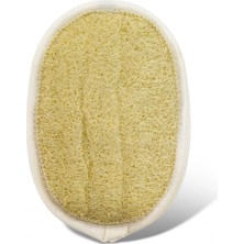 Marsilyan Oval Banyo Kesesi %100 Doğal Kabak Lifi Peeling Etkili Çift Taraflı Yüz ve Vücut 12 Adet