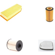 Sardes Filtre Seti Mercedes E200 Cdı W210 1996-1999 Dizel 4lü Hava + Yağ F. + Yakıt + Polen