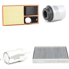 Sardes Filtre Seti Volkswagen Polo 1.4 Benzin 6r 6c 2010-2016 4lü Hava + Yağ F. + Yakıt + Polen