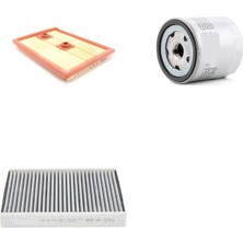 Sardes Filtre Seti Volkswagen Polo 1.4 Tsı Benzin 6r 6c 2010-2016 3lü Hava + Yağ F. + Polen