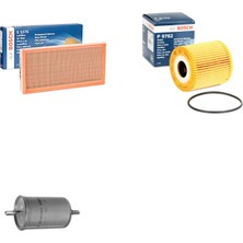 Sardes Filtre Seti Volvo S40 I 1.9 T 2.0 136 Beygir 1995-2003 3lü Hava + Yağ F. + Yakıt Filtre