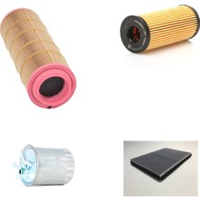 Sardes Filtre Seti Mercedes A Serisi A160 Cdı W168 1997-2001 75 Beygir Dizel 4lü Hava + Yağ F. + Yakıt + Polen