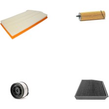 Sardes Filtre Seti Mercedes Cls 300 D 350 D 2018+ Dizel C257 4lü Hava + Yağ F. + Yakıt + Polen