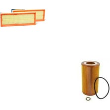Sardes Filtre Seti Mercedes C320 W203 2001-2006 Benzin 2li Hava + Yağ Filtre