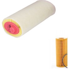 Sardes Filtre Seti Bmw 5 Serisi E60 520 D Dizel 2005-2007 M47D20(204D4) Motor 2li Hava + Yağ Filtre