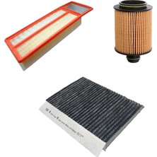 Sardes Filtre Seti Fiat 500L 1.3 Dizel 85 Beygir 2013+ 3lü Hava + Yağ F. + Polen