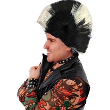 Zero Land Xmpdby Mohican Mohawk Punk Peruk - 70 Li 80 Li Yıllar Peruk Model 5