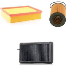Sardes Filtre Seti Bmw 3 Serisi E36 320I Benzin 1996-1998 Klimalı 3lü Hava + Yağ F. + Polen