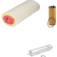 Sardes Filtre Seti Bmw 5 Serisi E60 520 D Dizel 2005-2007 N47D20 Motor 3lü Hava + Yağ F. + Yakıt Filtre