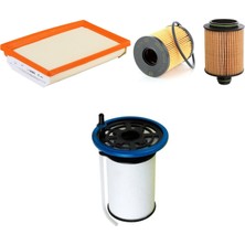 Sardes Filtre Seti Fiat Egea 1.3 Mtj Dizel Euro6 Multijet 3lü Hava + Yağ F. + Yakıt Filtre