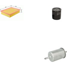 Sardes Filtre Seti Opel Astra F 2.0 Benzin 1991-1998 3lü Hava + Yağ F. + Yakıt Filtre