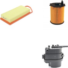 Sardes Filtre Seti Peugeot 207 1.4 Hdı Dizel 2007-2010 3lü Hava + Yağ F. + Yakıt Filtre