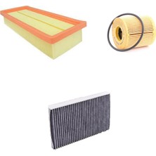 Sardes Filtre Seti Citroen C2 1.6 Benzinli 2005+ 125 Beygir 3lü Hava + Yağ F. + Polen