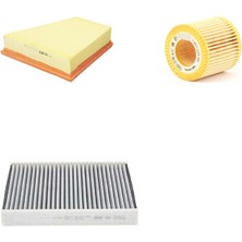 Sardes Filtre Seti Volkswagen Polo 1.2 Benzin 6r 6c 70 Beygir 2010-2016 3lü Hava + Yağ F. + Polen