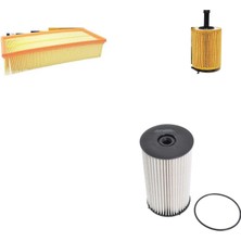 Sardes Filtre Seti Skoda Superb 2.0 Tdı Dizel 2010-2015 Bkd Bmp Cbbb Motor 3lü Hava + Yağ F. + Yakıt Filtre